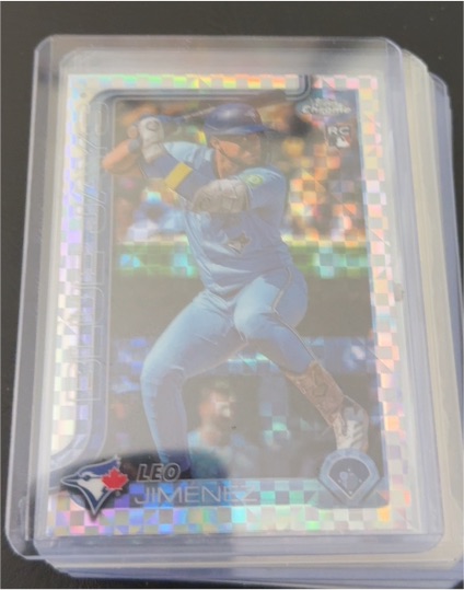 2025 Topps Chrome #276 Leo Jimenez — front