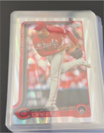 2025 Topps Chrome #91 Hunter Greene — front