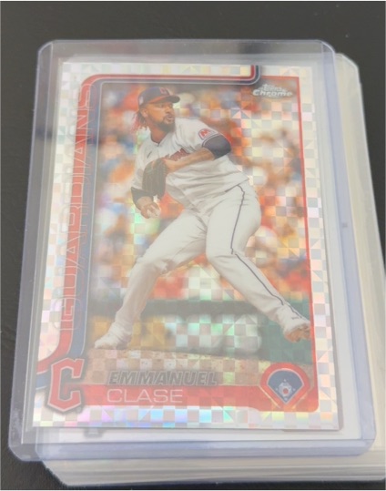 2025 Topps Chrome #135 Emmanuel Clase — front