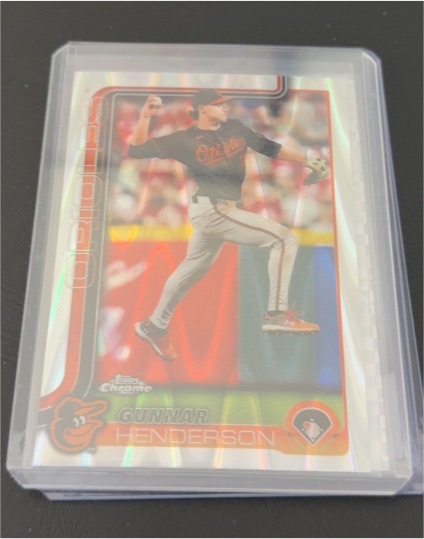 2025 Topps Chrome #213 Gunnar Henderson — front