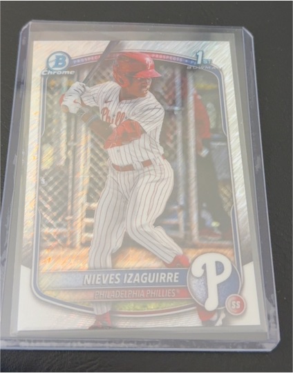 2025 Bowman Chrome Prospects #BCP-232 Nieves Izaguirre — front