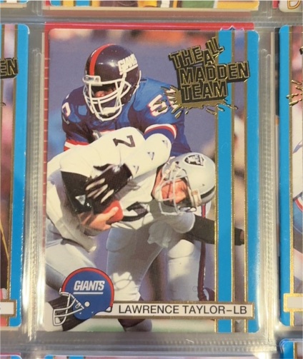 1990 Action Packed The All-Madden Team #12 Lawrence Taylor — front