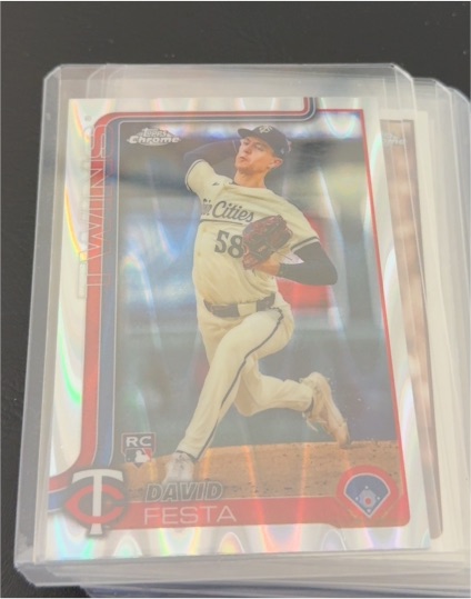 2025 Topps Chrome #156 David Festa — front