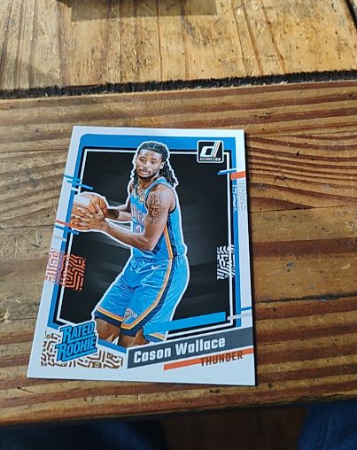 2023-24 Donruss #231 Cason Wallace Rookie Card Oklahoma City Thunder — front