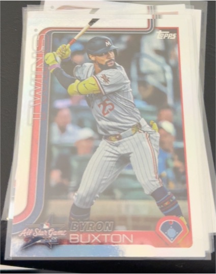 2025 Topps Update #ASG-24 Byron Buxton 2025 All-Star Game — front