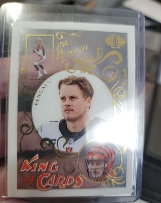 2021 Panini Illusions #KC-7 Joe Burrow King of Cards — front