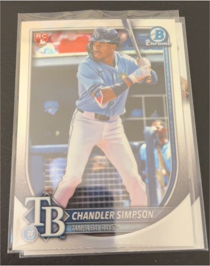 2025 Bowman Chrome #18 Chandler Simpson — front
