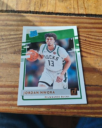 2020-21 Panini Donruss #220 Jordan Nwora Rated Rookie — front