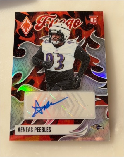 2025 Panini Phoenix #FUS-APS Aeneas Peebles — front
