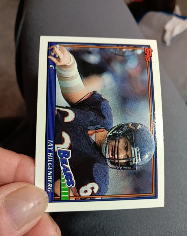 1991 Topps #167 Jay Hilgenberg — front