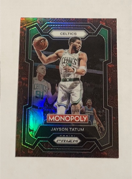 2023-24 Panini Prizm Monopoly #7 Jayson Tatum — front