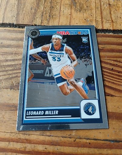 2023-24 Panini NBA Hoops #237 Leonard Miller — front