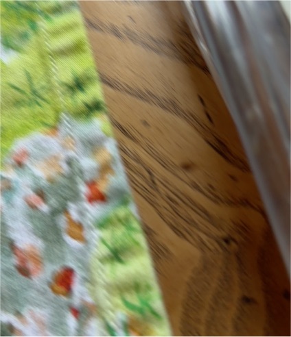 Vintage Knitted Wool Tablecloth 115 x 115cm — front