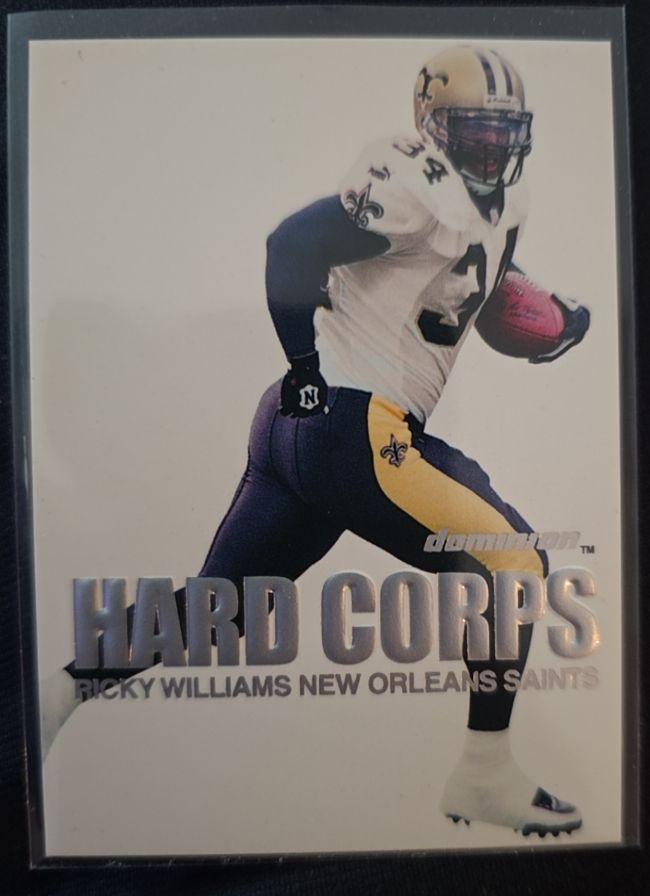 2000 SkyBox Dominion #6 HC Ricky Williams Hard Corps — front