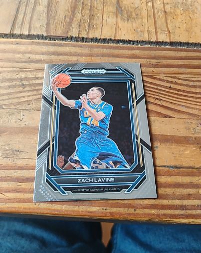 2023-24 Panini Prizm Draft Picks #59 Zach LaVine UCLA Bruins — front