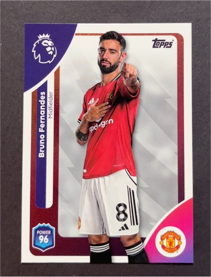 2025-26 Topps Premier League #208 Bruno Fernandes — front