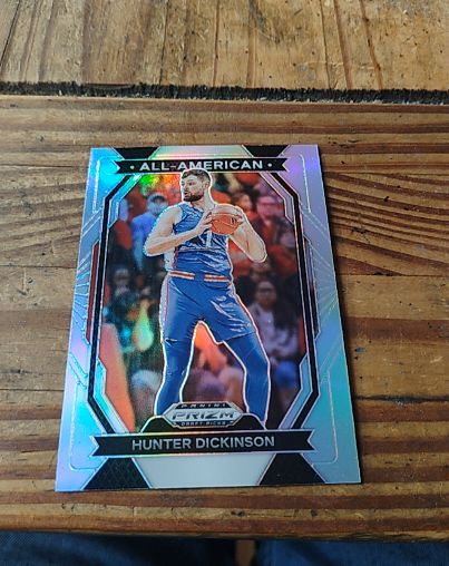 2024 Panini Prizm Draft Picks All-American #1 Hunter Dickinson — front