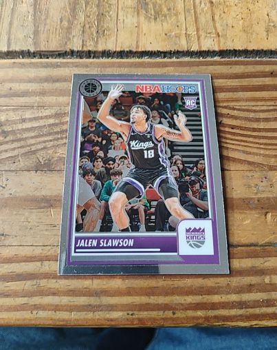 2023-24 Panini NBA Hoops Premium Stock #58 Jalen Slawson — front