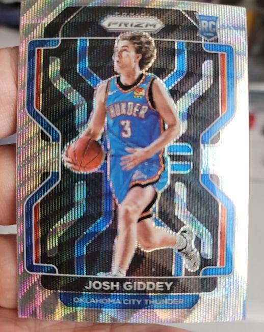2021-22 Panini Prizm #301 Josh Giddey — front