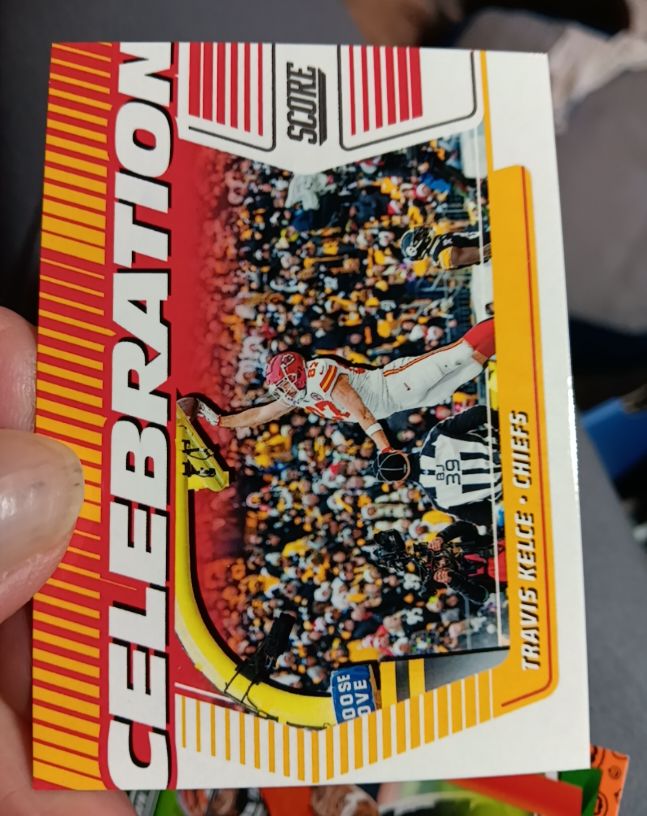 2025 Score Celebration #25 Travis Kelce — front