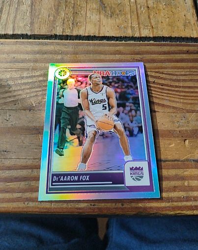 2023-24 Panini NBA Hoops Premium Stock #199 De'Aaron Fox — front
