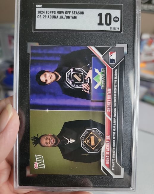 2024 Topps Now Off Season #OS-29 Ronald Acuna Jr./Shohei Ohtani — front