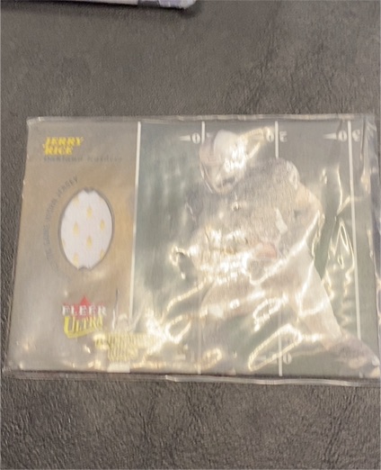 1995 Fleer Ultra Jerry Rice Game Jersey — front