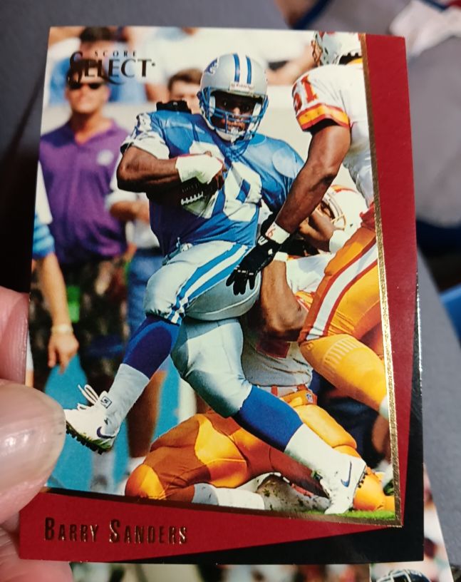 1993 Score Select #90 Barry Sanders — front