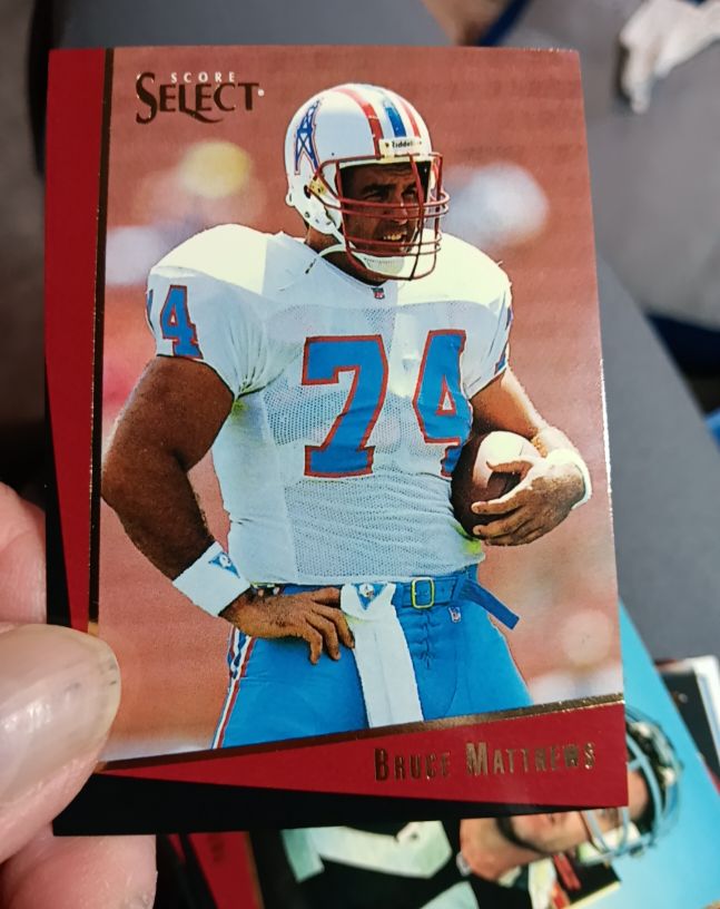1993 Score Select #10 Bruce Matthews — front