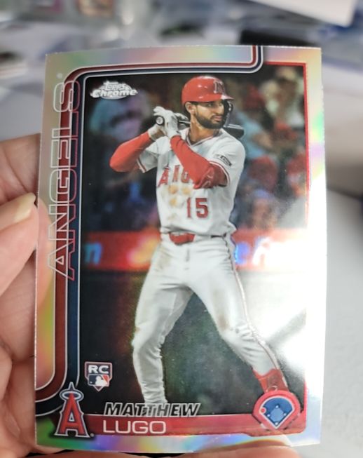 2025 Topps Chrome Update #USC166 Matthew Lugo — front
