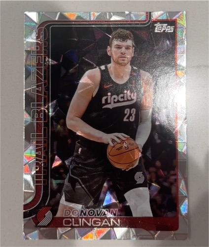 2025-26 Topps #126 Donovan Clingan — front