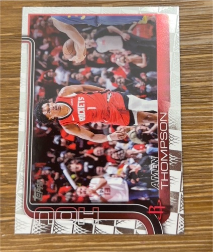 2025-26 Topps #176 Amen Thompson — front
