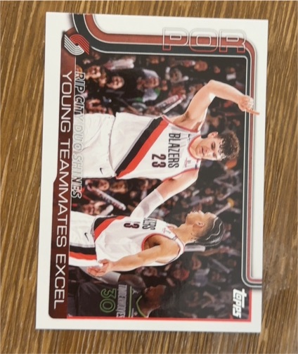 2025 Topps #289 Shaedon Sharpe — front