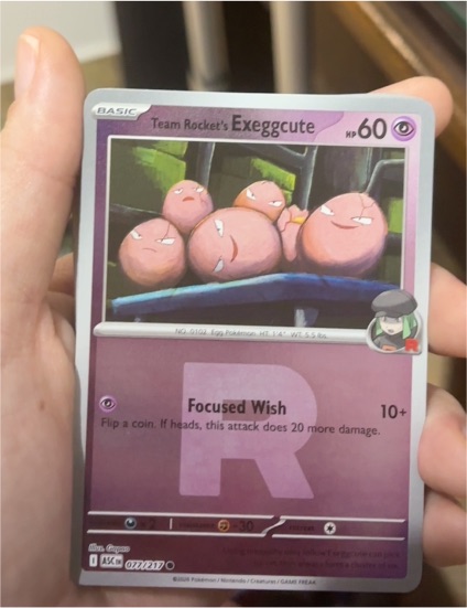 2025 Pokémon Mega Dream ex #061 Team Rocket's Exeggcute — front