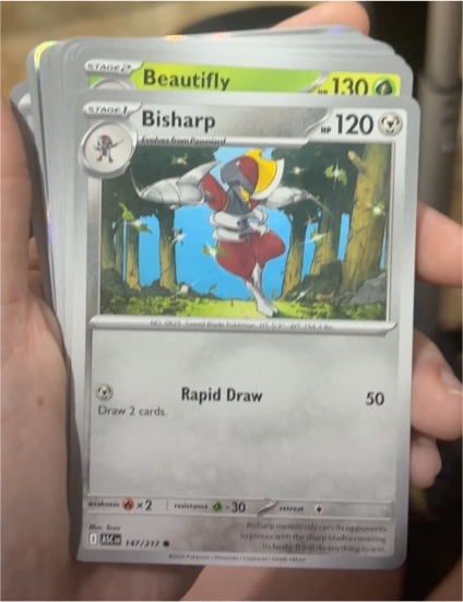 2023 Pokémon Scarlet & Violet Obsidian Flames #149 Bisharp — front