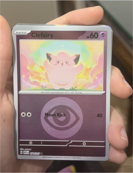 2025 Pokémon Ascended Heroes #074 Clefairy — front