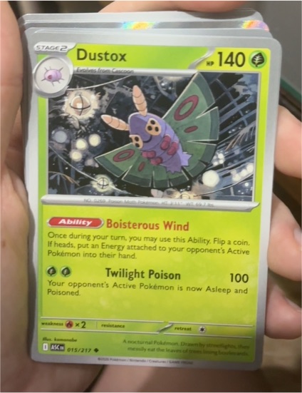 2024 Pokemon TCG Ascended Heroes #015 Dustox — front