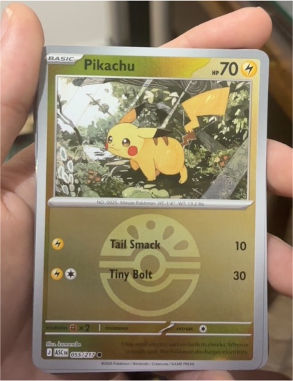 2026 Pokémon Ascended Heroes #055 Pikachu — front