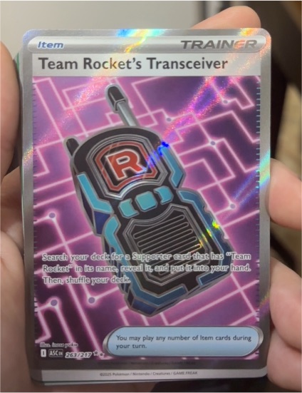 2023 Pokémon Ascended Heroes #263 Team Rocket's Transceiver — front