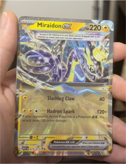 2023 Pokémon Miraidon ex #073 Ascended Heroes — front