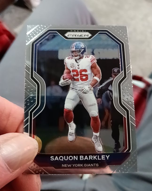 2020 Panini Prizm #160 Saquon Barkley — front
