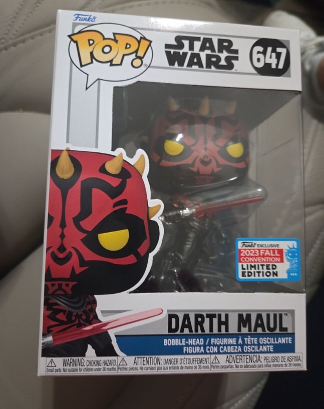 Funko Pop! Star Wars #647 Darth Maul 2023 Fall Convention Limited Edition — front