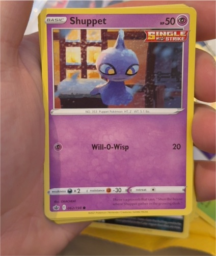 2021 Pokémon Chilling Reign #062 Shuppet — front