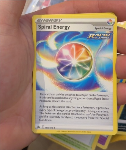 2021 Pokémon Chilling Reign #159 Spiral Energy — front