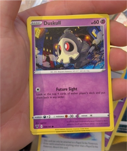 2020 Pokémon Vivid Voltage #069 Duskull — front