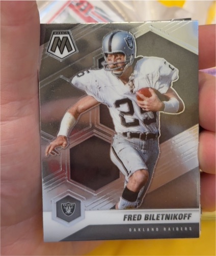 2021 Panini Mosaic #105 Fred Biletnikoff — front