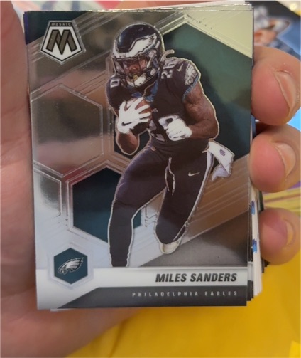 2021 Panini Mosaic #163 Miles Sanders — front