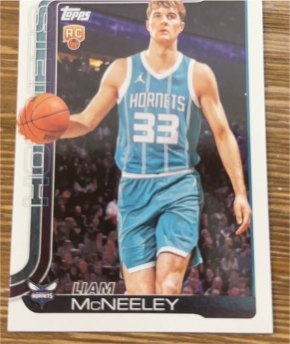 2025-26 Topps #229 Liam McNeely — front