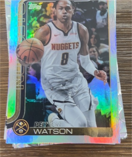 2025-26 Topps #106 Peyton Watson — front