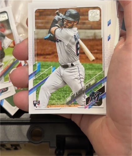 2021 Topps #326 Eddy Alvarez — front